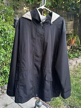 Croft & Barrow Women's Plus Lightweight Coat with Hood- size 3x